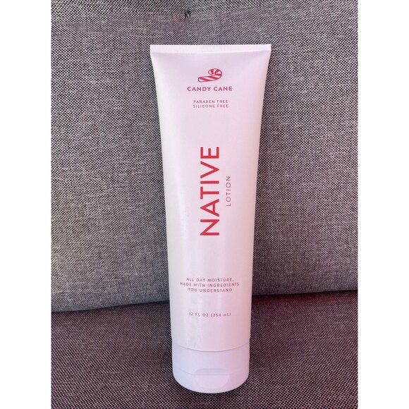 Native All Day Moisture Body Lotion Candy Cane 12 fl oz Paraben Free NEW - Picture 1 of 3